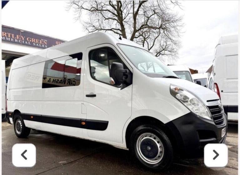 VAUXHALL MOVANO Combi Van X 6 SEATS EX MINISTRY IDEAL CAMPER CONVERSION 2017