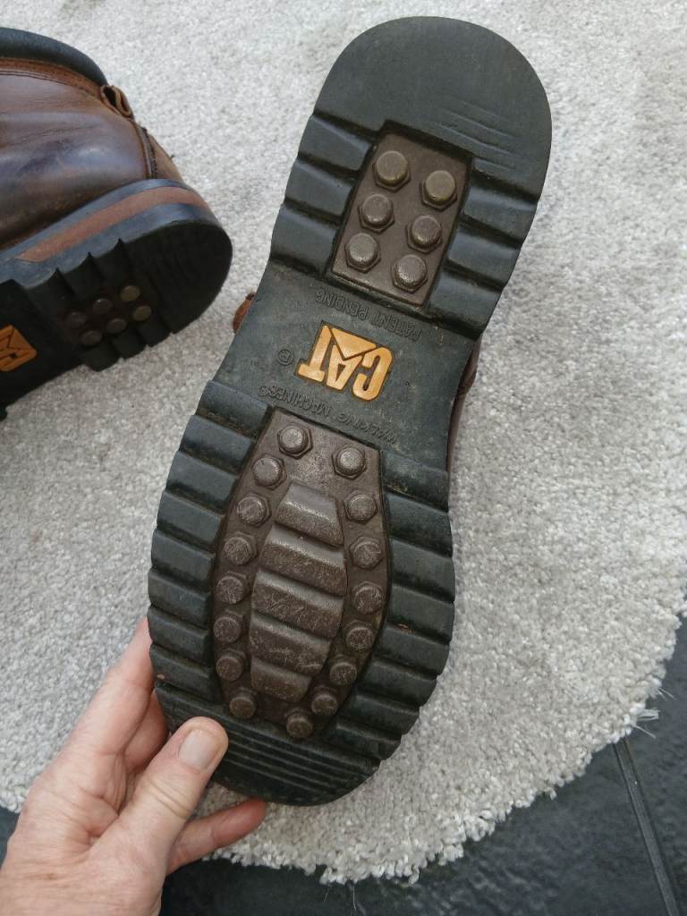 Genuine CAT boots 8