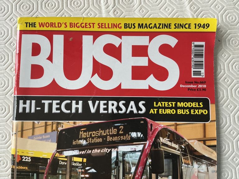 MAGAZINE BUSES ISSUE NUMBER 669 DECEMBER 2010