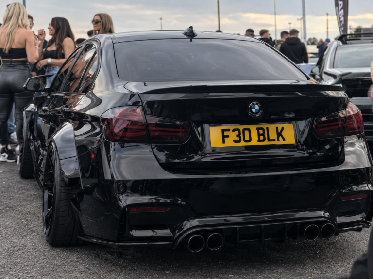 F30 BLK / F30 BLU / F30 FYU - BMW Private car number plate