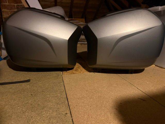 Silver BMW OEM Panniers -  Came of S1000xr   VGC
