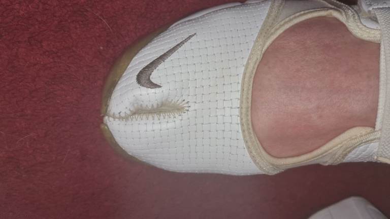 Nike Air Rift Split Toe Woven White 308662 Mens Uk 9