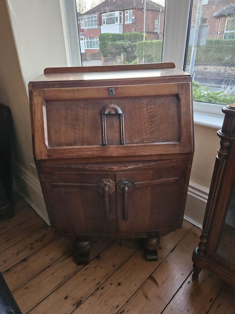Vintage oak desk 