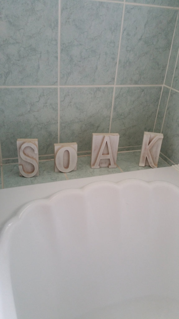 Wooden letter blocks