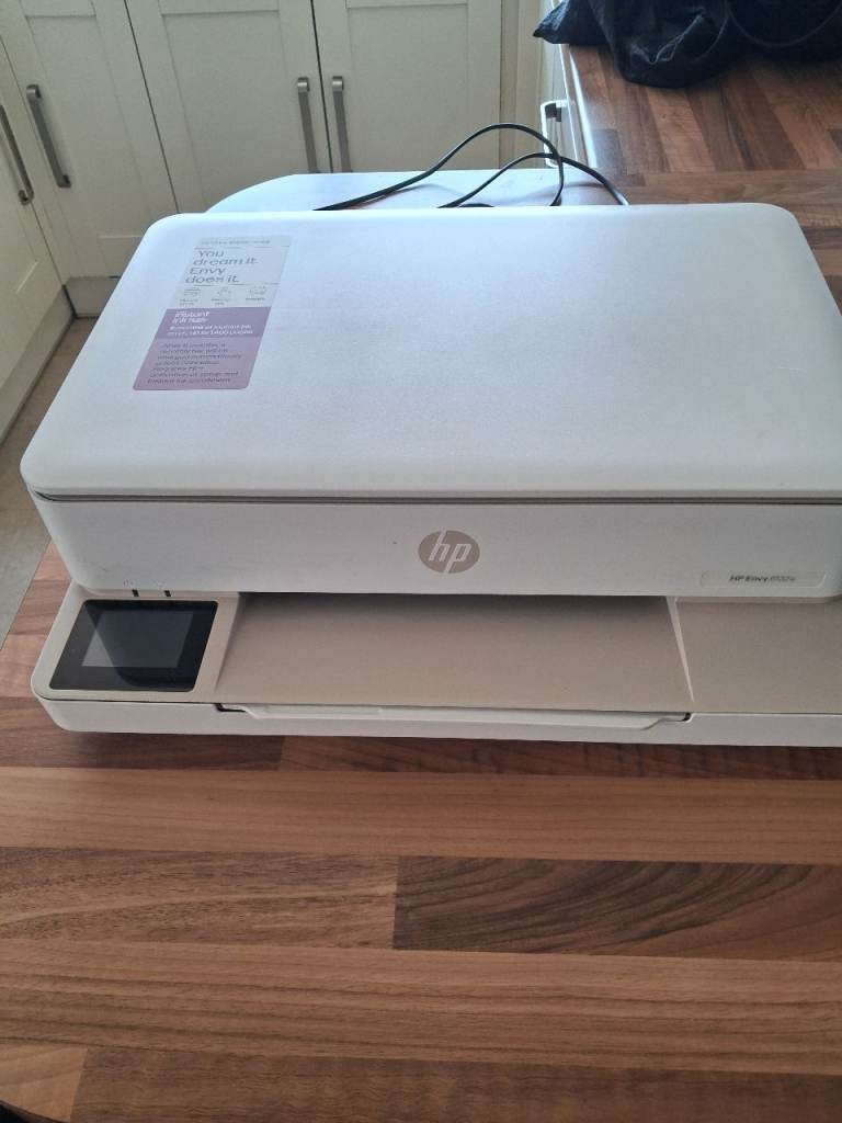 HP Envy 6132e Printer – White, Good Condition