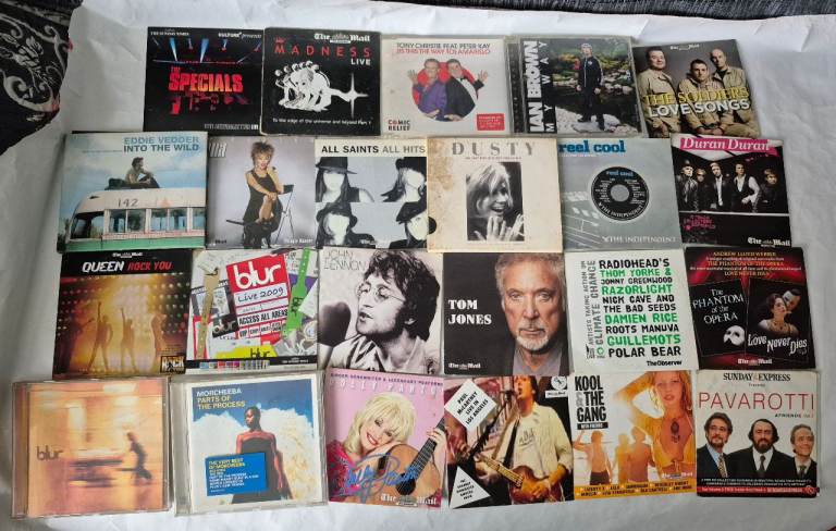 About 50 Music CDs Bundle UNTESTED