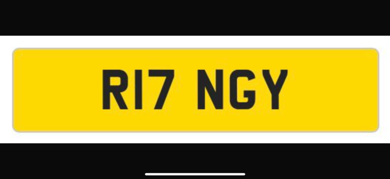 Private registration for sale 