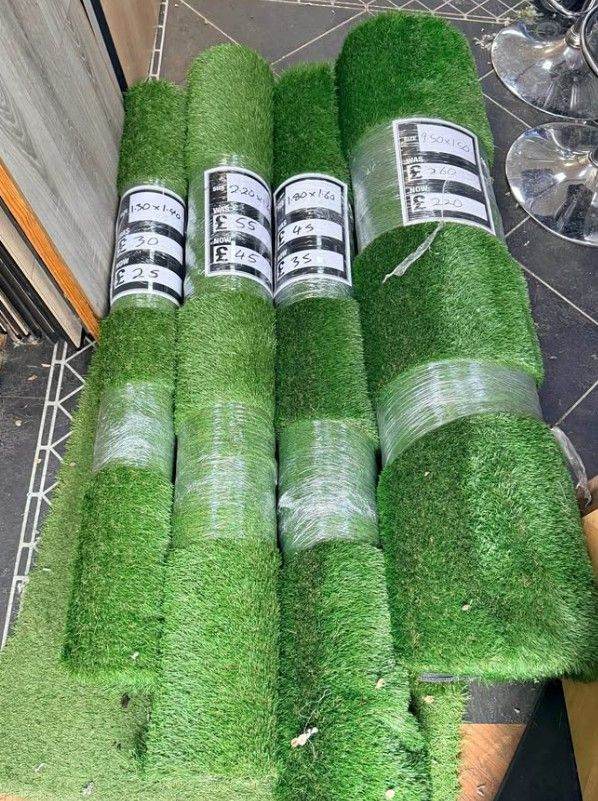 Premium Artificial Grass Roll 30-40mm | Natural-Look UV-Resistant Synthetic Lawn for Gardens