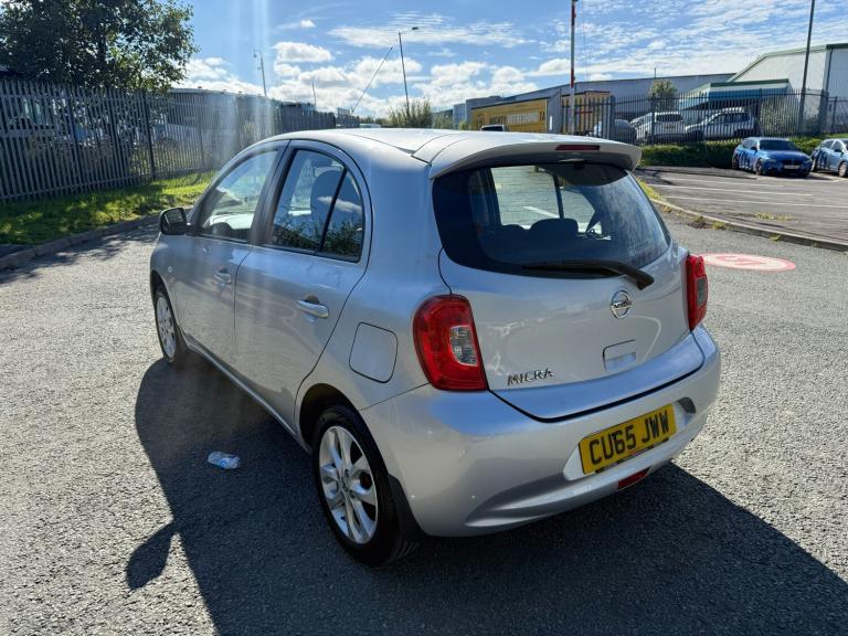 2015 65 REG NISSAN MICRA ACENTA 1.2 5 DOOR PETROL HATCHBACK MANUAL SILVER EURO 6