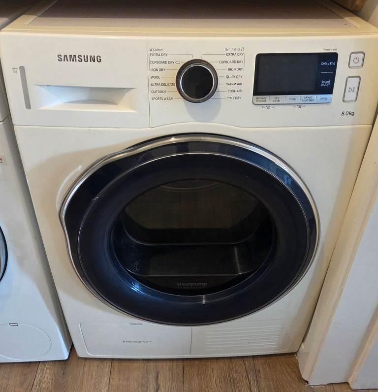 Samsung Tumble Dryer 8.0KG – White, Good Condition