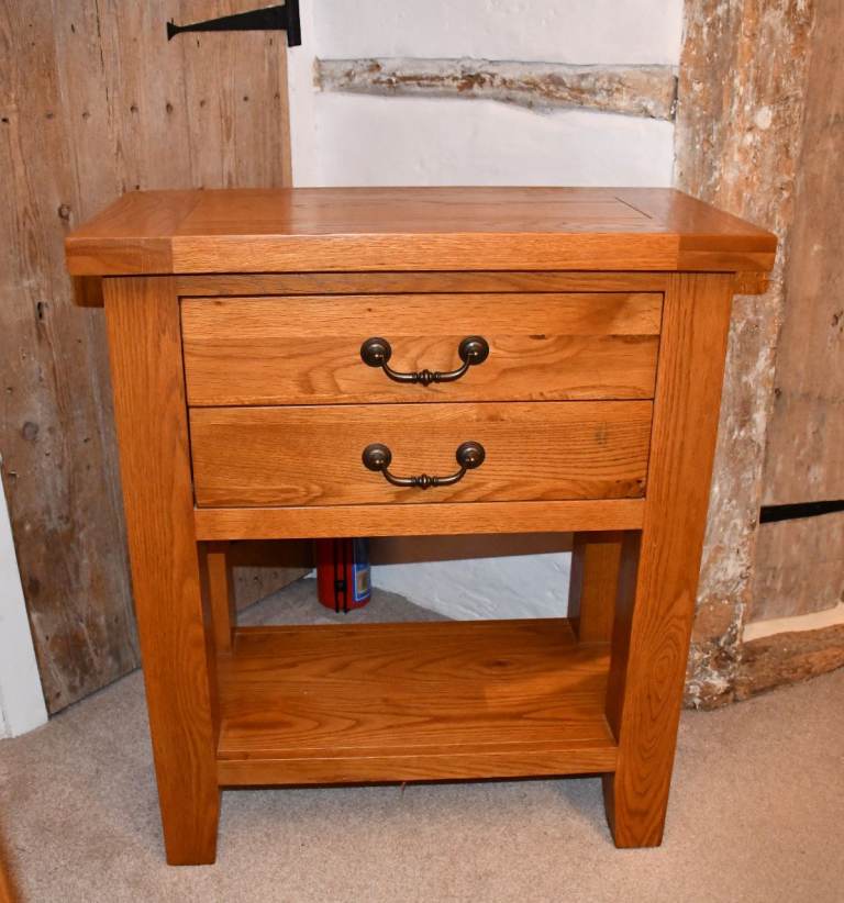 Solid wood hall/console table