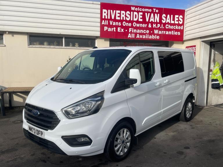 2023 Ford Transit Custom 2.0 EcoBlue 130ps Low Roof D/Cab Limited Van PANEL VAN Diesel Manual