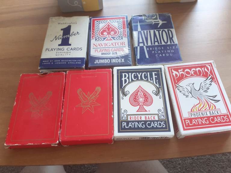 Collection of Playing Cards - Bicycle, Aviator, Phoenix