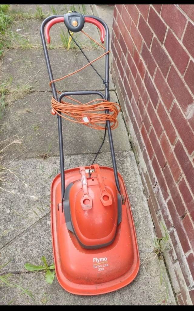 Flymo Turbo Lite 330 Corded Lawnmower - READ DESCRIPTION