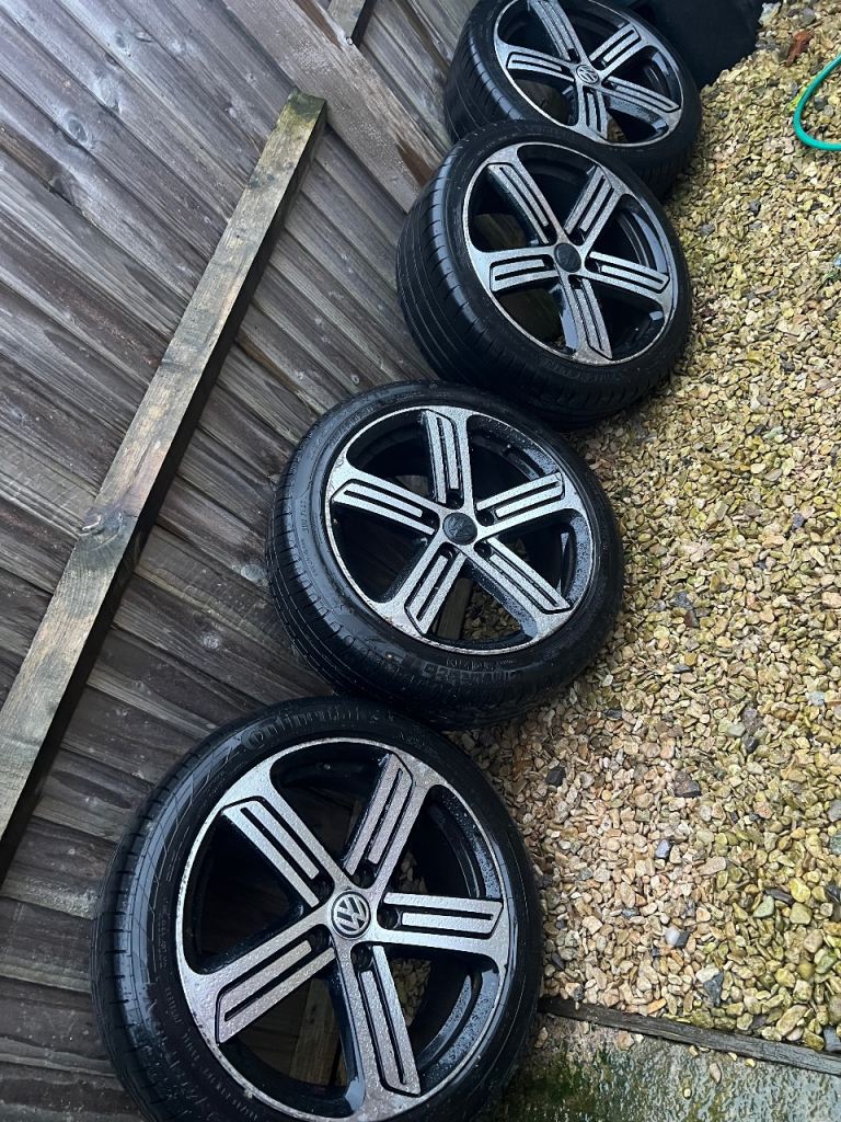18” 5x112 Genuine Vw Golf R Alloy Wheels for sale Volkswagen 