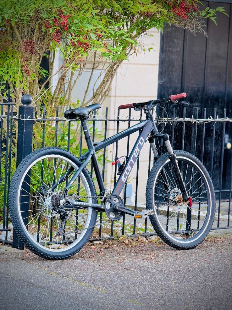 Carrera Mountain Bike – Black, Good Condition