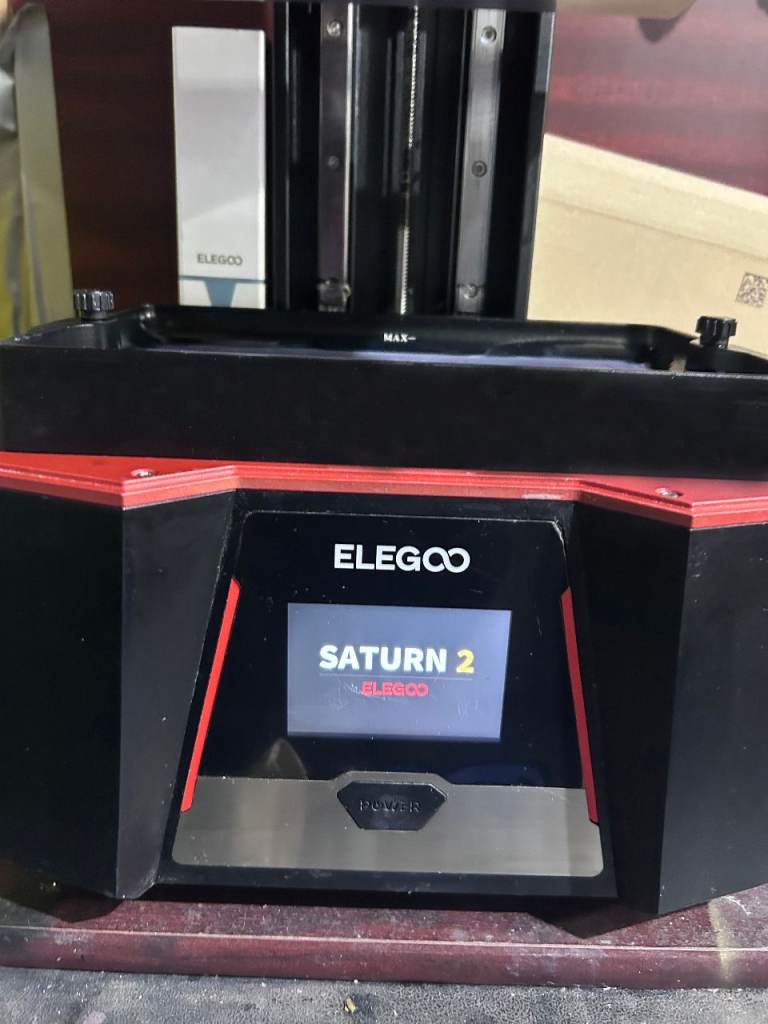 ELEGOO Resin 3D Printer, Saturn 2 8K 3D Printer 10" 8K Monochrome LCD, Air Purifier plus extras