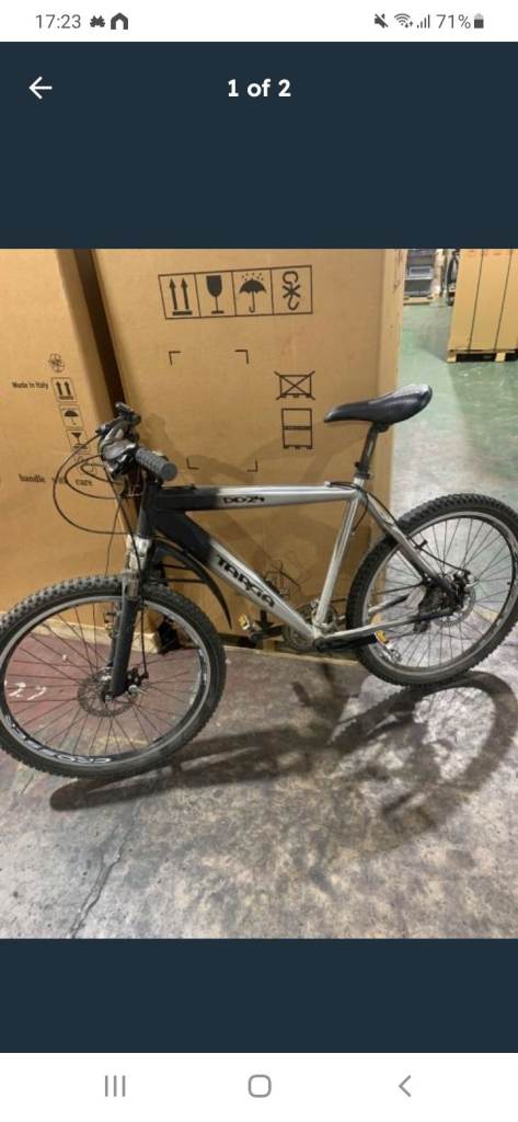 Carrera Mountain Bike – Silver, Good Condition
