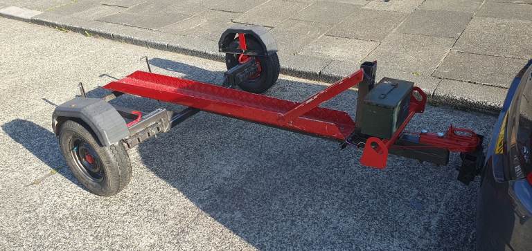 Motorbike trailer single 