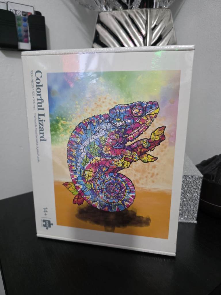 Colorful Lizard 1000 Piece Jigsaw Puzzle – NEW & Sealed