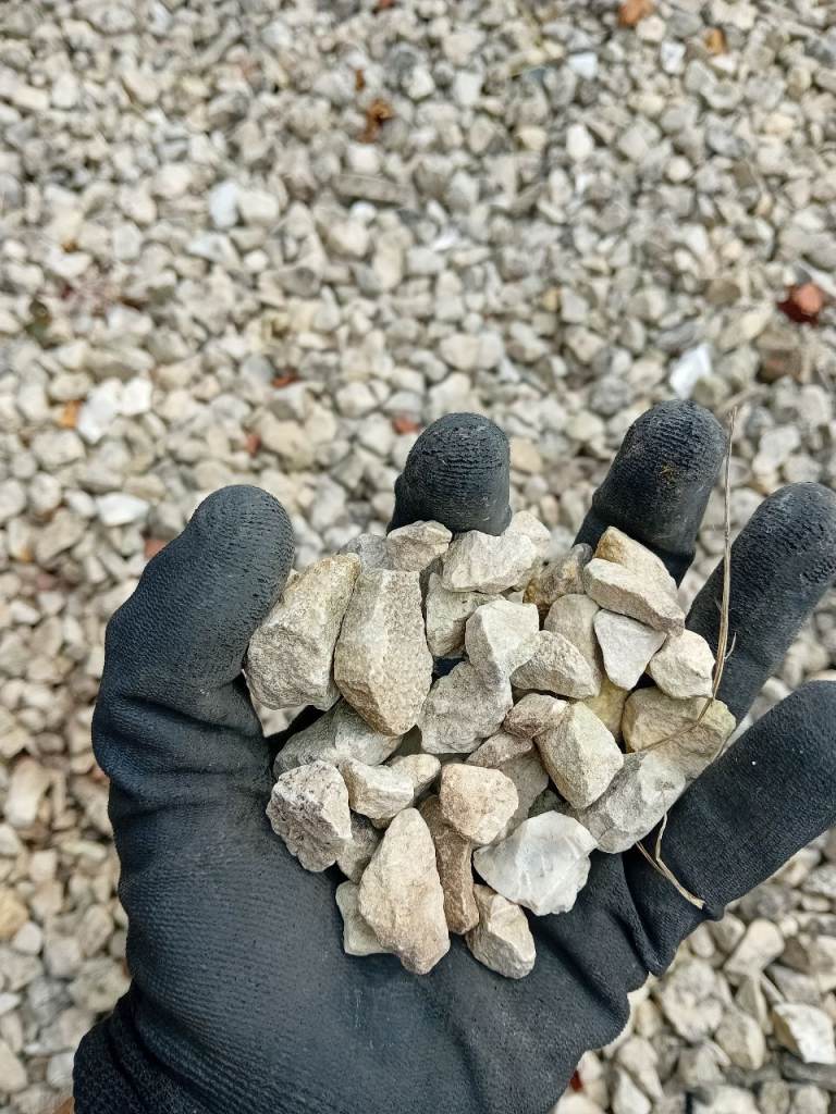 Used white stone