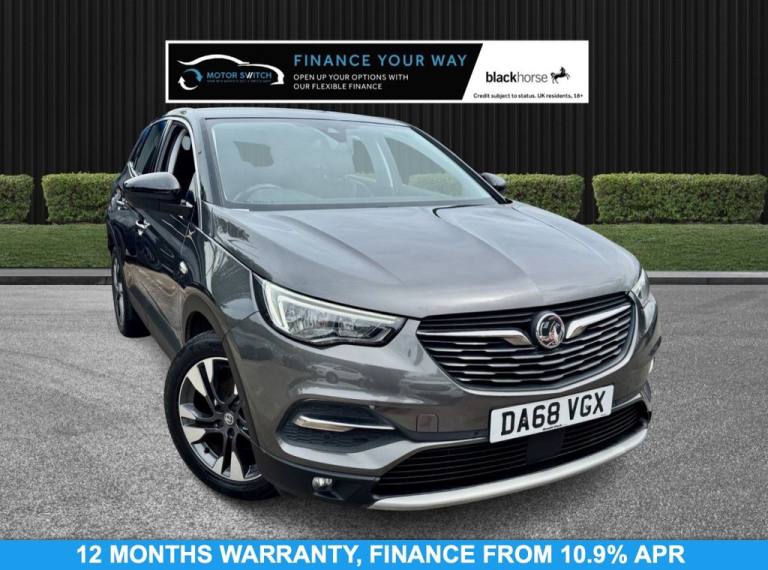 2019 68 VAUXHALL GRANDLAND X 1.2 TURBO GPF SPORT NAV SUV 5DR PETROL MANUAL EURO