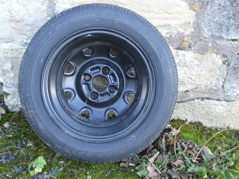 Spare Wheel With A Dunlop SP10 Tyre 155/65R13 73S