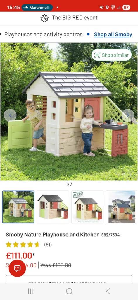 Smoby playhouse 