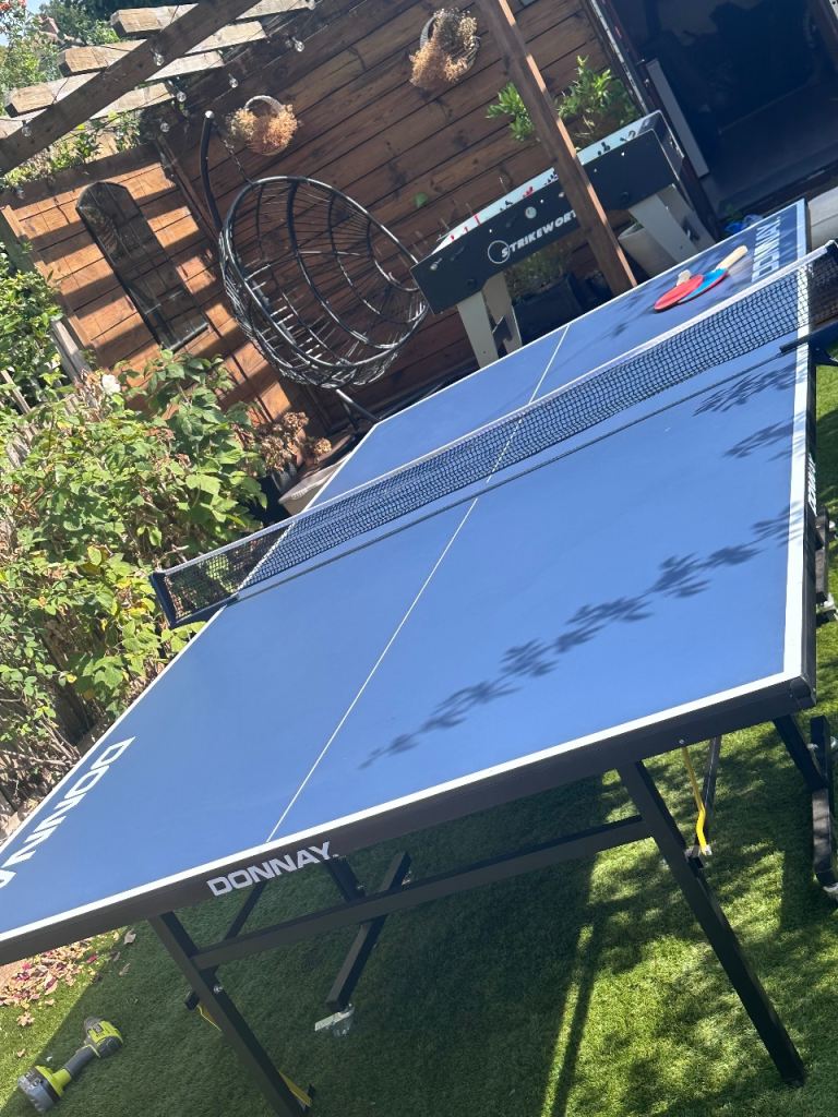DONNAY Table Tennis Table – Blue, Good Condition