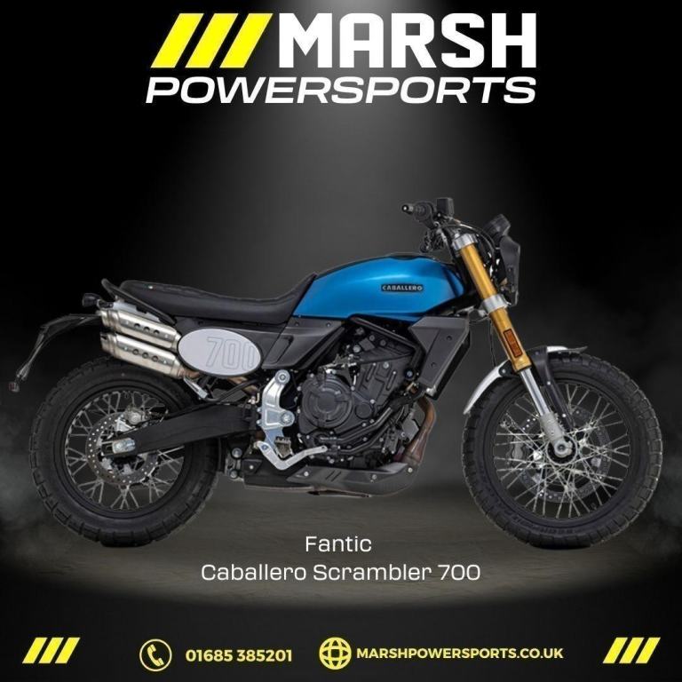 Fantic Caballero 700 Scrambler 76 Plate- Nil Deposit Finance - HUGE DISCOUNT!