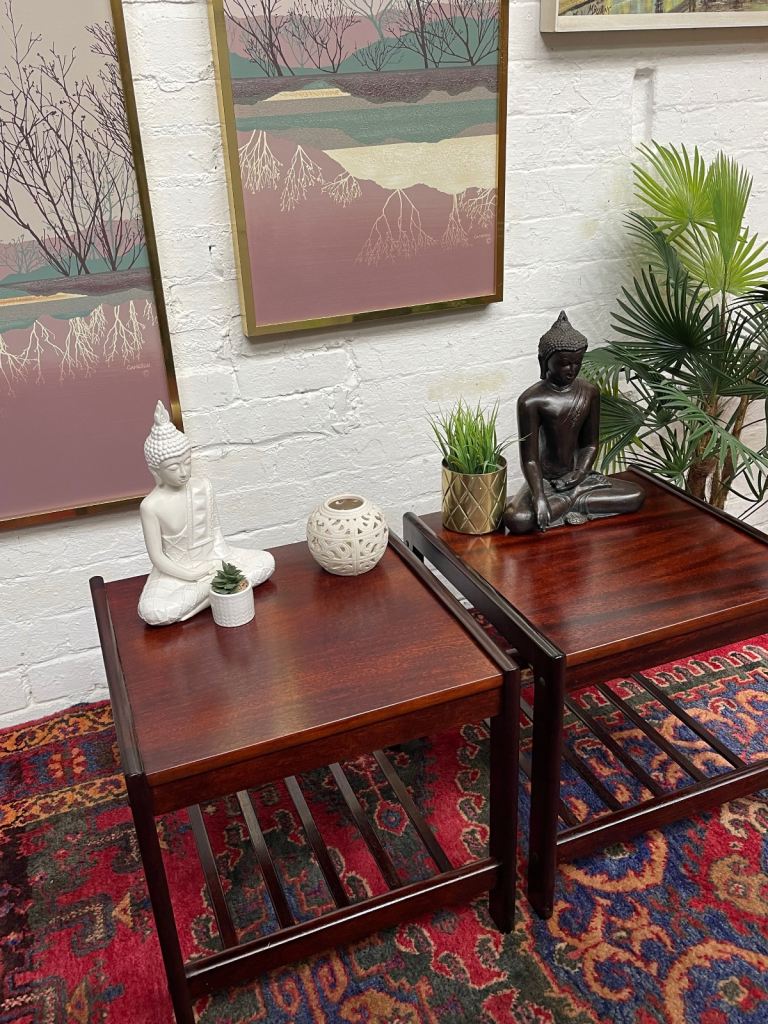 2 Danish Side Table in Solid Teak £60 Each 