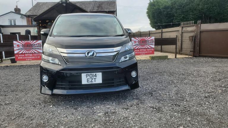 Toyota vellfire 2.4 auto g edition 7 seats 47k miles japanese import 2014