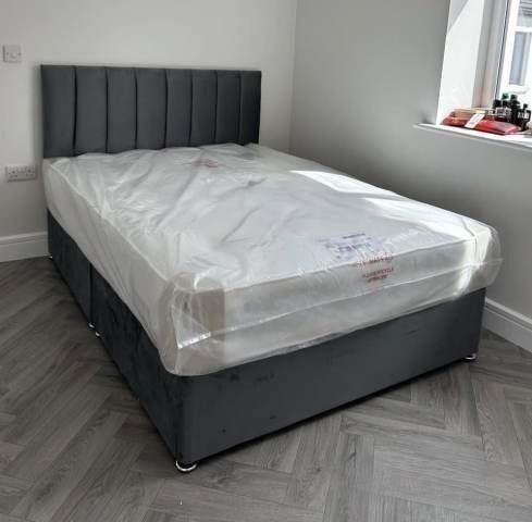  Cheapest price ~ Small Double & Double Divan Bed Sets | Headboard, Mattress & C O D Available ::