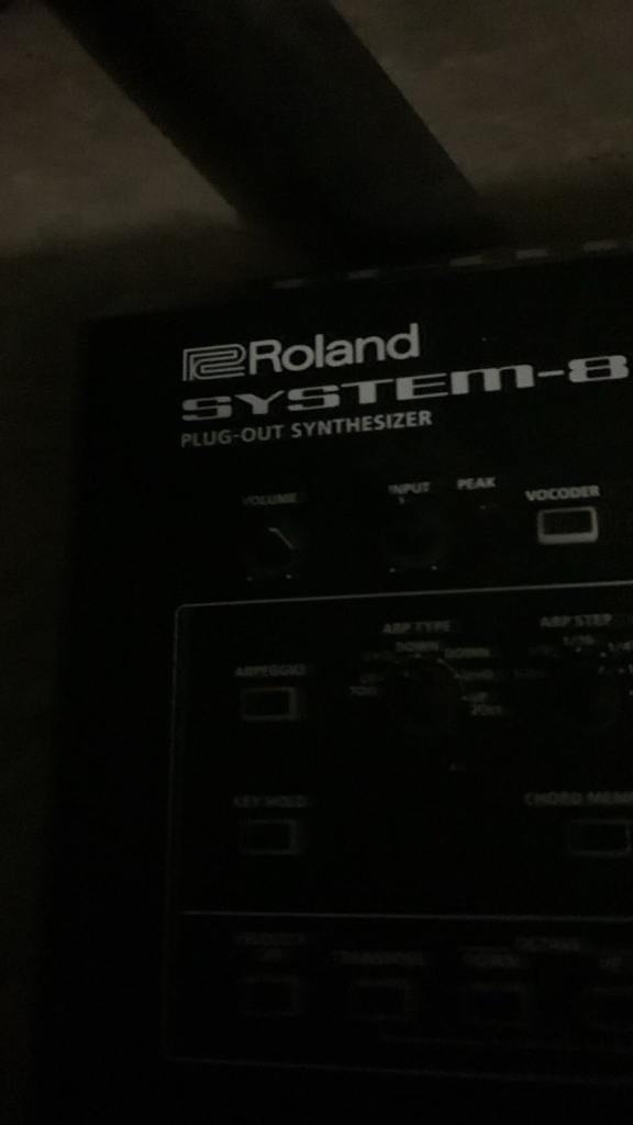Rolland system 8 plug out synthesiser 