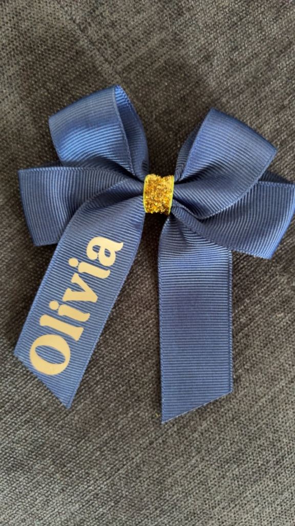 Personalised hair bows 