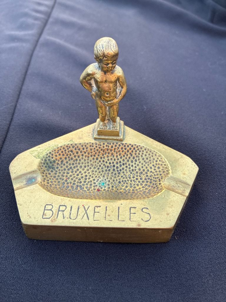 Brass ashtray 