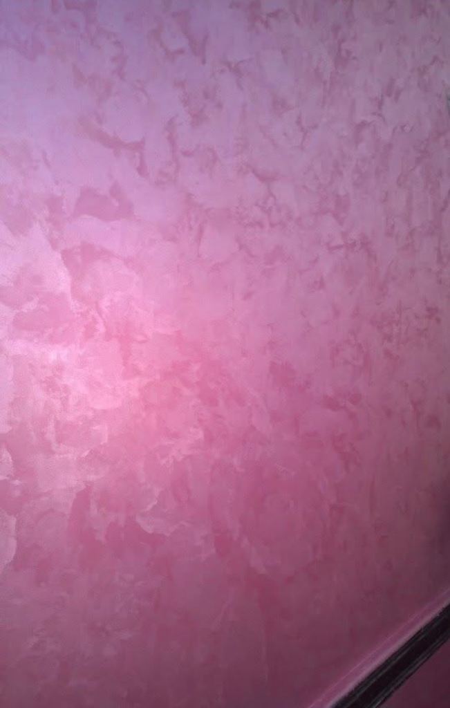 Decorative Interior Paint - Pink and Silver Tones