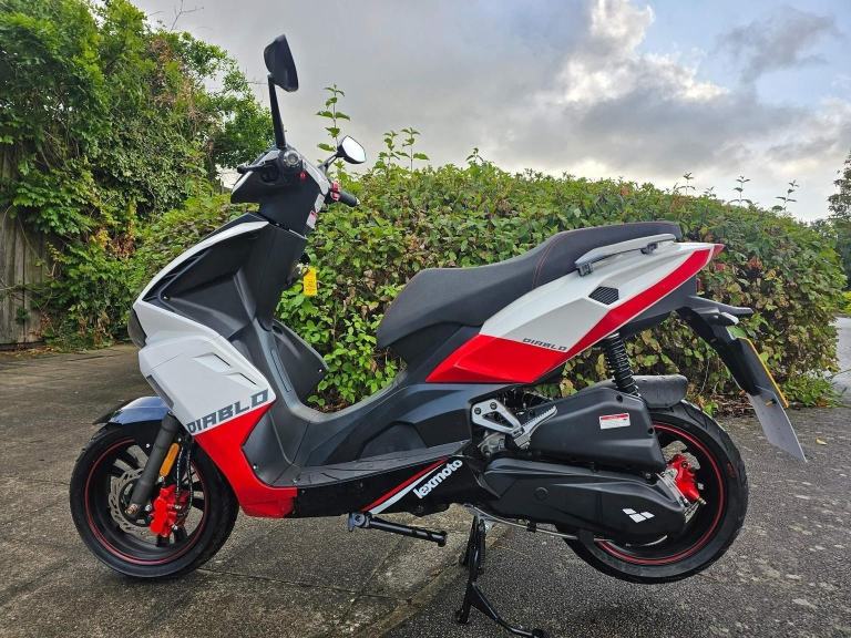 LEXMOTO DIABLO 125CC EURO 5 NEW SCOOTER Red Auto Petrol 2022 