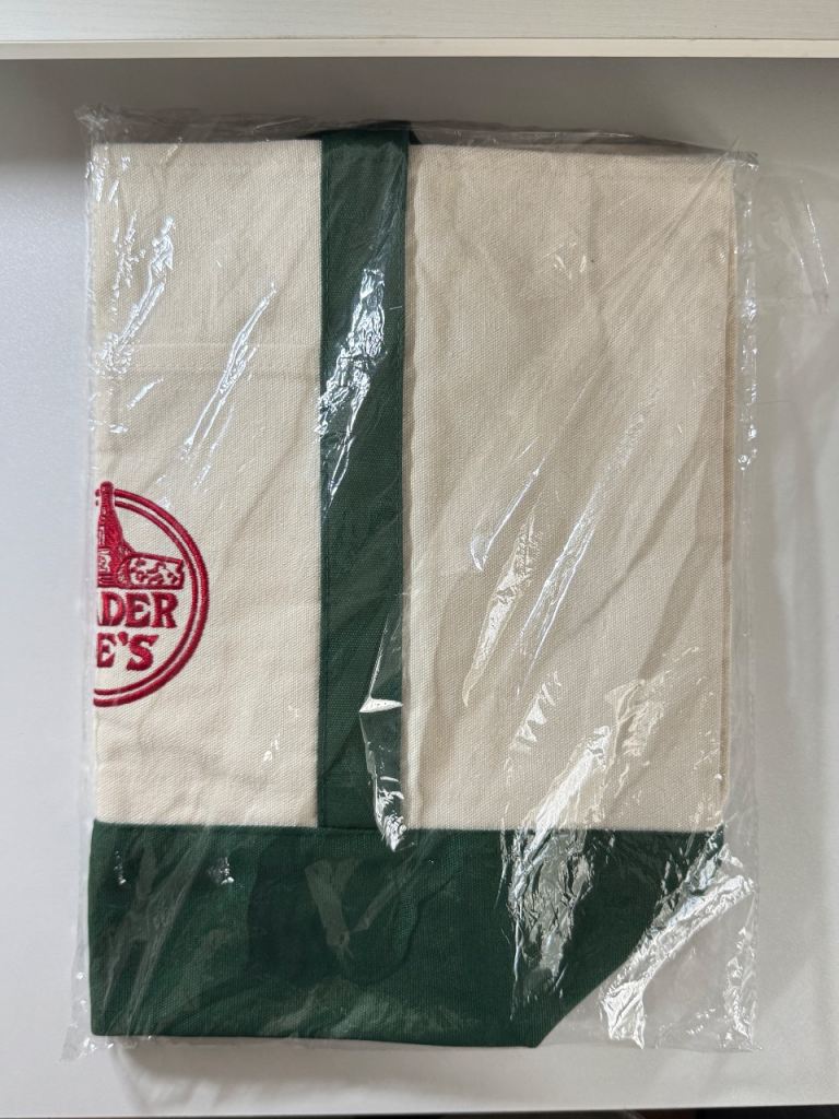 Brand new Trader Joe’s Navy Green Tote Bag