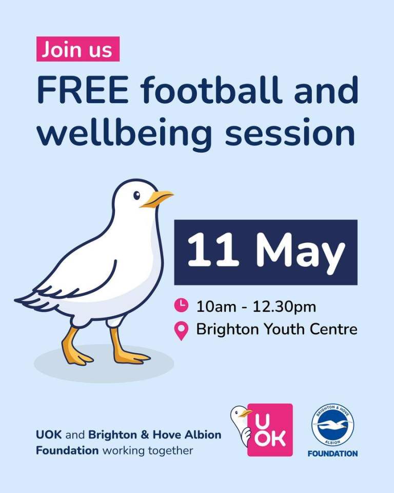 FREE FOOTBALL AND WELLBEING SESSION