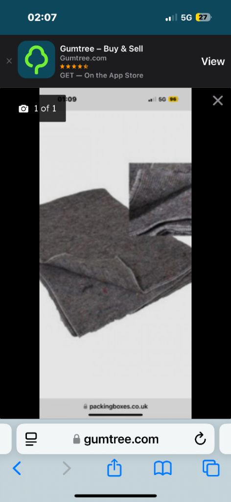 Removal Blankets – 