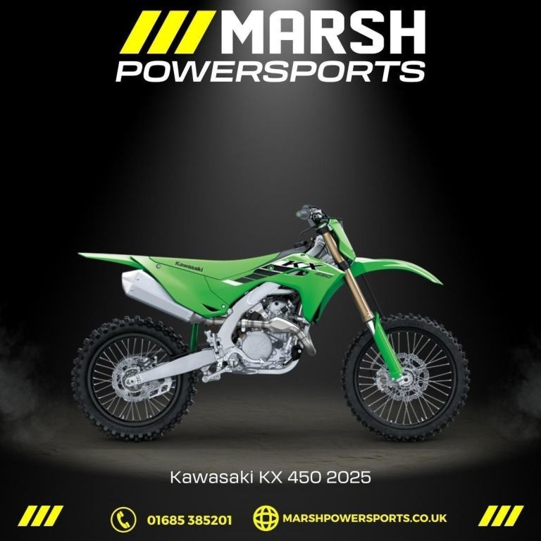 KX 450 2025 Model - Kawasaki Main Dealer - Reserve NOW!
