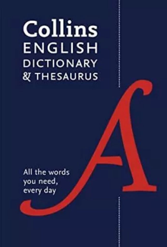 Collins ENGLISH DICTIONARY & THESAURUS Paperback Sixth Edition 2020 