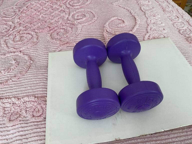 Body Bild  2 x 1.5kg solid vinyl hand held dumbells