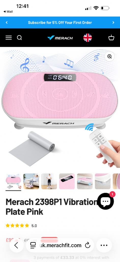 Merach 2398P1 Vibration Plate