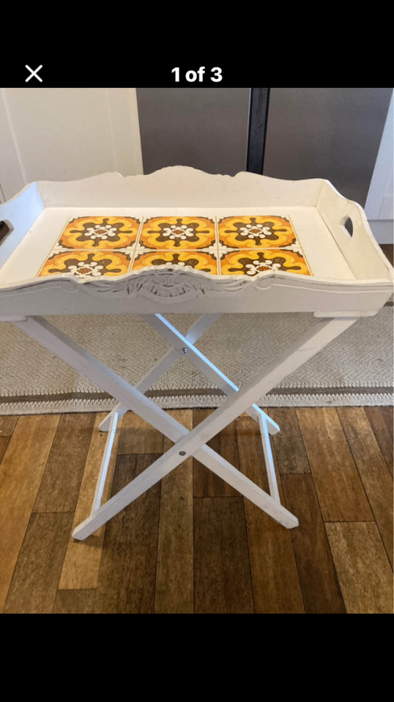 Vintage Style Butler Tray Table