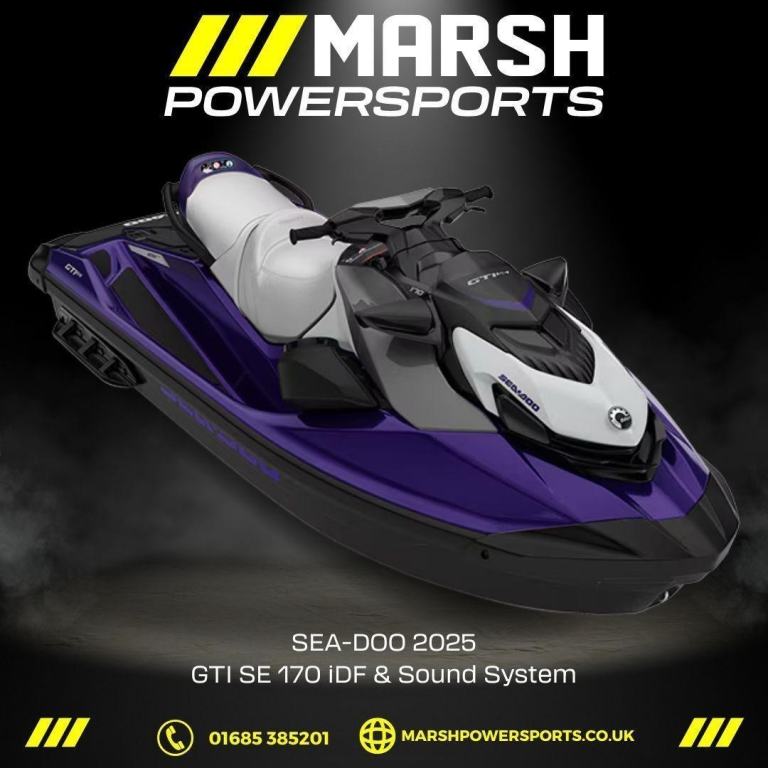 Sea-Doo GTI SE 170 iDF Audio 2025 - Sea-Doo Dealer - NOW 2600 OFF! Ext Warranty