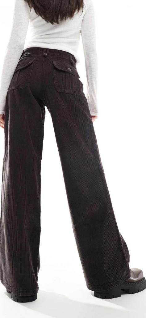 Dark Chocolate Corduroy Size 18 Trousers 