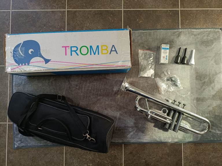 Tromba Bb Trumpet, Silver