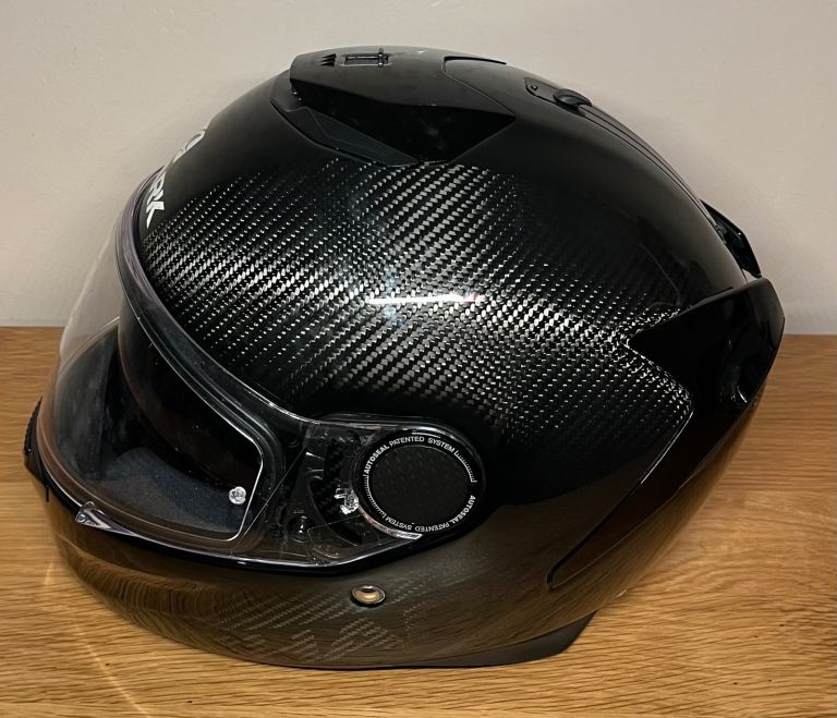 Shark Spartan Carbon - Skin Black/Anthracite Motorcycle Helmet